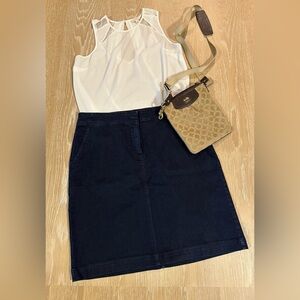 Classic Denim Skirt from Talbots